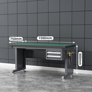 Ağır Hizmet Tipi Paslanmaz Çelik Tezgah Tamirci Tezgahı OEM Ayarlanabilir Raflar ve Çekmeceler Anti-Statik Bakım Masası - Product Image 3