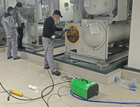 Dégraisseur de chaudière électrique 550W à arbre rotatif pour le nettoyage des tuyaux et l'élimination des cendres et du suie