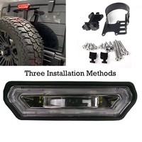 Feu arrière universel UTV avec protection de barre anti-roulis noire et éclairage rouge dynamique pour Yamaha Viking Wolverine, Honda Talon 1000R 1000, Polaris