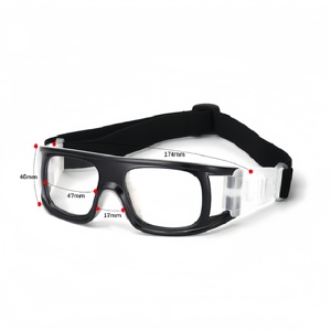 Lunettes coupe-vent résistantes aux chocs, verres transparents, sangle réglable, protection des yeux pour le sport, le basketball, lunettes de sécurité tactiques - Product Image 4