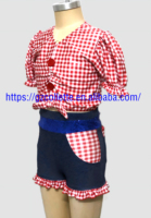 Costumes de danse pour filles, tenues de performance à manches courtes pour enfants, vêtements de danse pour enfants, costumes de ballet pour enfants, shorts de scène