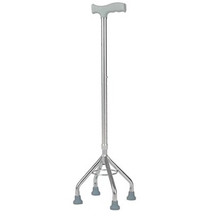 Bastón médico de 4 patas con altura ajustable para apoyo de movilidad en personas mayores - Product Image 1