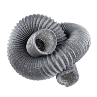 Tuyau flexible en PVC isolé résistant à la chaleur pour climatiseur conduit de ventilation extérieur chambre hôtel sous-sol