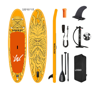 Racing Supboard 12'6/381cm Drop Stitch RACE SUP Board Paddle <b>Inflatable</b> With US Race Fin Double Layer <b>Inflatable</b> Sup Board Racin - Product Image 6