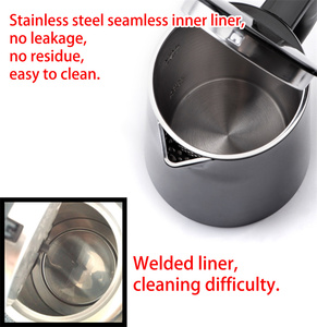 Bình đun điện thông minh Wifi kỹ thuật số giữ ấm hiển thị nhiệt độ hai lớp điều khiển bằng ứng dụng di động Tuya với màn hình cảm ứng LED - Product Image 4