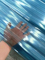 Tôles de toiture en PRV, panneaux de toiture ondulés en fibre de verre, anti-UV, transparents, légers, pour entrepôts industriels et serres