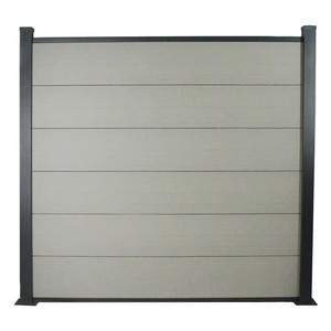 Panneau de clôture en WPC Installation facile Clôture de jardin extérieure <span class=keywords><strong>poteau</strong></span> en <span class=keywords><strong>aluminium</strong></span> pour porte en wpc - Product Image 2