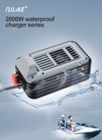 Chargeur rapide universel Nulike pour batterie lithium nouvelle énergie 220V 48V 2000W avec ports AC/DC pour vélo électrique et moto