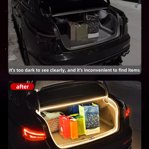 Barre lumineuse de coffre arrière pour <span class=keywords><strong>Audi</strong></span> A6L A4L Tube de lampe à <span class=keywords><strong>LED</strong></span> lumière décorative accessoires de Modification intérieure - Product Image 6
