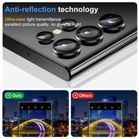 Protecteur d'objectif en verre trempé anti-rayures pour samsung Galaxy s23 plus s23 + s23 Ultra, film d'objectif d'appareil photo S22