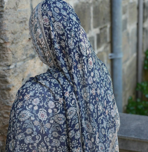 Pañuelo de Cabeza de Algodón Mercerizado de Alta Calidad, Chal Mousse, Hijab de Jersey Estampado Directo de Fábrica - Product Image 2