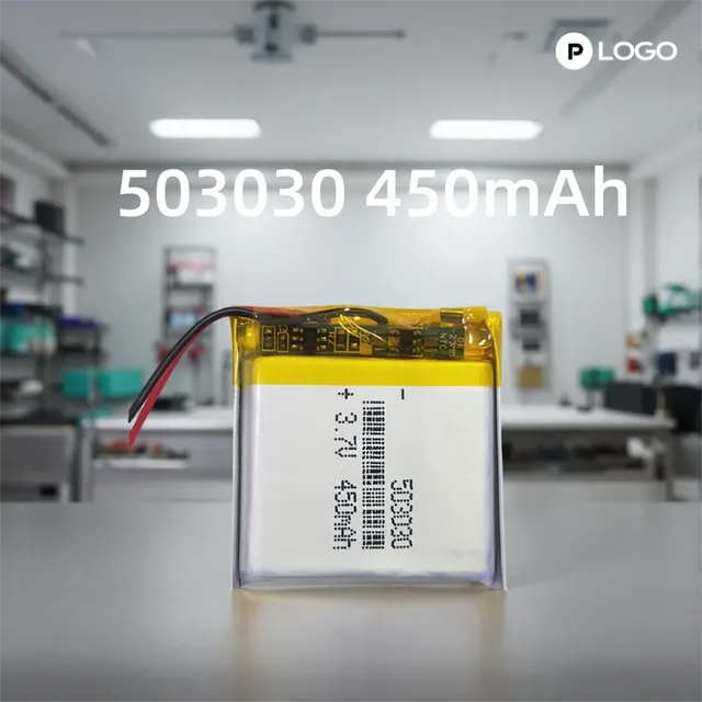 503030 3.7V 450mAh Rechargeable LiPo Battery for Portable Smart Devices and Compact Handheld Electronics 602040 802030 902025