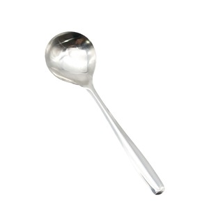 Cuillère en acier inoxydable de style coréen tendance, louche à soupe à long manche, cuillères à bouillie haut de gamme pour restaurant - Product Image 5