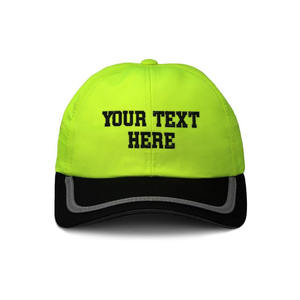 Gorra de Béisbol Personalizada ZZb con Contraste de Color, Logotipo Bordado y Tiras Reflectantes, una Gorra de Béisbol Segura - Product Image 1