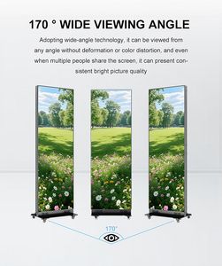 GoB p1.8 P2 p2.5 trong nhà có thể gập lại dẫn Màn hình Áp phích dẫn hiển thị kỹ thuật số cho di động dẫn bức tường Video cho các sự kiện cửa hàng triển lãm - Product Image 4