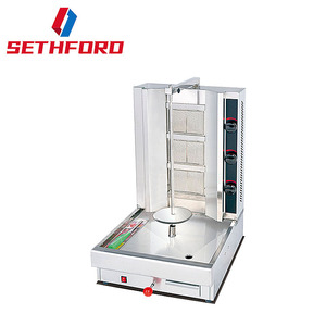 3,4 brûleurs Commercial Gas Shawarma Kebab Machine Comptoir Poulet Doner Pita Faisant La Machine - Product Image 1
