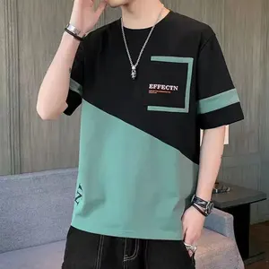 Manufacture Unisex T shirts cotton short-sleeved t-shirt men's summer new trend ins half-sleeved T-shirt round neck top clothes