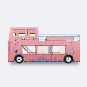 Mobile Food Trailer Custom Kitchen For Pizza Burger Coffee Ice Cream <b>BBQ</b> Street Business - Product Image 2