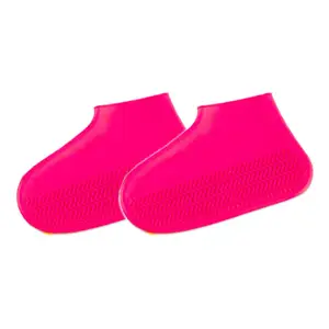 Silicone WaterProof Shoe Covers Reusable Rain Overshoes Rain Boots Shoes Protector Anti-slip Rubber Shoe Covers