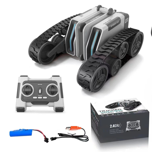 2023 NEW Released HOSHI 1613 RC Car Track Stunt Vehicle Double Sided RC Tank RC Cars Remote Control Car Toys Christmas Gift