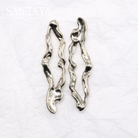 Ручки Santaya из белой бронзы, полосатый дизайн, для кухонных шкафов, выдвижных ящиков спальни, мебельные ручки-кнопки