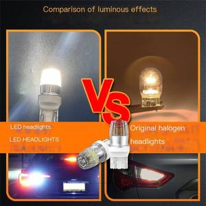 หลอดไฟ LED กำลังสูงรุ่นใหม่จากโรงงาน 1156 1157 สำหรับระบบไฟรถยนต์ T25 3156 3157 7440 7443 หลอดไฟถอยหลัง LED 400LM - Product Image 3