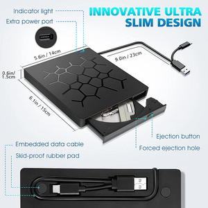Lecteur <span class=keywords><strong>Blu</strong></span>-<span class=keywords><strong>ray</strong></span> externe USB 3.0, <span class=keywords><strong>graveur</strong></span> BD-RE, <span class=keywords><strong>graveur</strong></span> CD/DVD RW, lecteur <span class=keywords><strong>Blu</strong></span>-<span class=keywords><strong>ray</strong></span>, <span class=keywords><strong>graveur</strong></span> DVD - Product Image 2