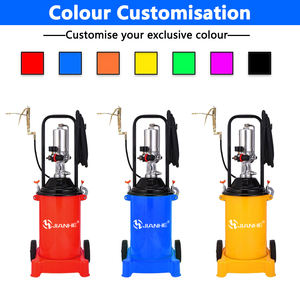 Draagbare Emmer Pneumatische Vet Dispenser Pomp 12l 20l 30l 35l 40l Pneumatische Lucht Bediende Vet Smeermiddel Pomp - Product Image 3