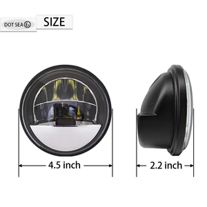 4.5 Pollici HA CONDOTTO Le Luci Fendinebbia Ausiliario di Guida Lampada Della Luce del Punto Luce Che Passa Per Harley Road King <span class=keywords><strong>Softail</strong></span> - Product Image 2