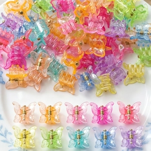 Horquilla para el pelo de niña con diseño de mariposa pequeña, estilo dulce y colorido, a la moda y con personalidad, 2026, joyería al por mayor - Product Image 2