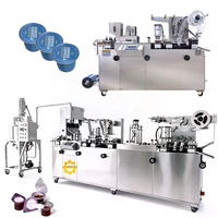 Machine de remplissage, de scellage et d'emballage de gobelets de communion préremplis en acier inoxydable pour vin rouge et hosties