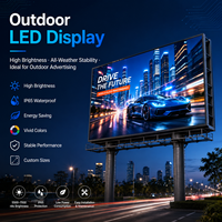 Écran LED extérieur couleur pleine résolution P4 P4.81 P5 P6 P8, haute luminosité, étanche, pour publicité numérique