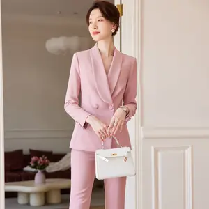 2022 Casual Formal Blazer Mujer Ternos E Fraques Femininos Business Anzüge Set für Frauen