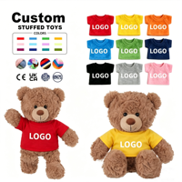 Ours en peluche personnalisé avec logo d'entreprise, vêtements et design sur mesure