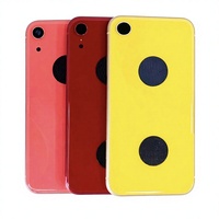 Coque arrière de remplacement originale XR en verre avec cadre en alliage d'aluminium, design barre, 100 % compatible, vente en gros