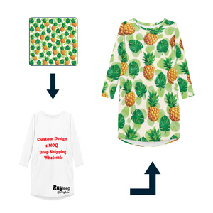 Strega e zucche personalizzate abiti di Halloween girocollo Tshirt abito manica lunga lunghezza al ginocchio per le donne tasca allentata Casual - Product Image 1