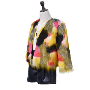 Abrigos de Invierno para Bebés Niñas, de Piel Sintética Larga, Cálidos, de Manga Larga, Estilo Macaron, Impermeables, OEM, Suaves y Afelpados - Product Image 1