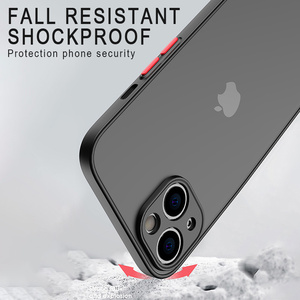 Custodia per telefono trasparente satinato opaco per <span class=keywords><strong>protezione</strong></span> della <span class=keywords><strong>fotocamera</strong></span> per <span class=keywords><strong>iPhone</strong></span> 16 15 14 13 12 <span class=keywords><strong>11</strong></span> <span class=keywords><strong>Pro</strong></span> X XS XR 7 8 Plus - Product Image 6