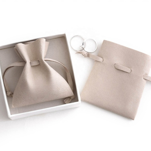 Bolsa de Regalo para Joyería de Microfibra Mini, Bolsa de Embalaje con Cordón, Bolsa para Joyería - Product Image 6