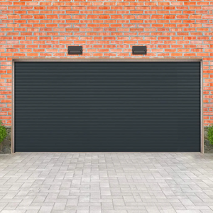 Portes <span class=keywords><strong>à</strong></span> enroulement isolées <span class=keywords><strong>en</strong></span> aluminium Hanyu, anti-effraction, automatiques, pour ferme, finition moderne, <span class=keywords><strong>extérieur</strong></span>, légères - Product Image 5