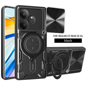 Funda con soporte <span class=keywords><strong>de</strong></span> anillo con soporte <span class=keywords><strong>de</strong></span> rotación 360 para Realme GT Neo <span class=keywords><strong>5</strong></span>, funda <span class=keywords><strong>de</strong></span> teléfono móvil <span class=keywords><strong>de</strong></span> protección completa anticaída para OPPO Realme GT3 5G - Product Image 1