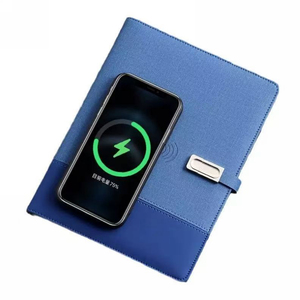 Tùy chỉnh sang Trọng Quà Tặng A5 máy tính xách tay chương trình nghị sự da Loose-Leaf máy tính xách tay thông minh và bút không dây và có dây phí - Product Image 3