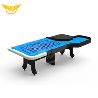 Lucky yyh — Table de Poker de 22 pouces, Roulette, haute qualité, avec jambes en H, porte-gobelet