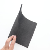 Tela Filtrante Tejida de Fieltro Suave con Carbón Activado, Antiestática, Resistente al Fuego, Personalizada de Fábrica, para Revestimiento Industrial y Bolsas