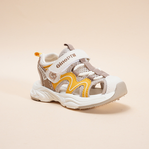 Sandalias para Niños con Protección para el Dedo Gordo del Pie, Sandalias Juveniles con Cierre de Velcro, Antideslizantes, Transpirables, para Niños y Niñas - Product Image 5