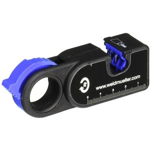 Dénudeur de gaine Weidmuller pour câble coaxial 2,5 mm-8 mm, réglable, rotatif, avec poignée ergonomique - Product Image 1