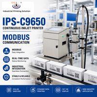 Machine de codage à jet d'encre continu IPS-9650 avec impression de codes-barres 1D 2D, communication MODBUS et performances stables