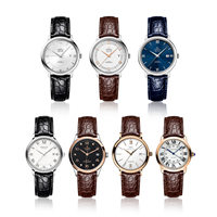 Bracelet de montre en cuir véritable grain crocodile, motif rond, compatible avec Cartier Tank Omega, universel 20mm 22mm, prêt à être expédié