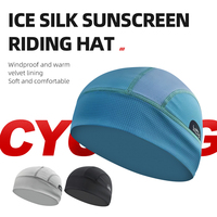 Gorra personalizable para ciclismo y montañismo, gorra de seda de hielo transpirable inspirada en el béisbol de secado rápido para deportes al aire libre, protector solar para