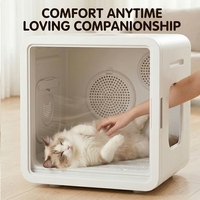 Boîte de séchage pour animaux de compagnie à circulation d'air silencieuse, système intelligent de séchage des poils pour salons de toilettage – Vente directe usine, commandes en gros